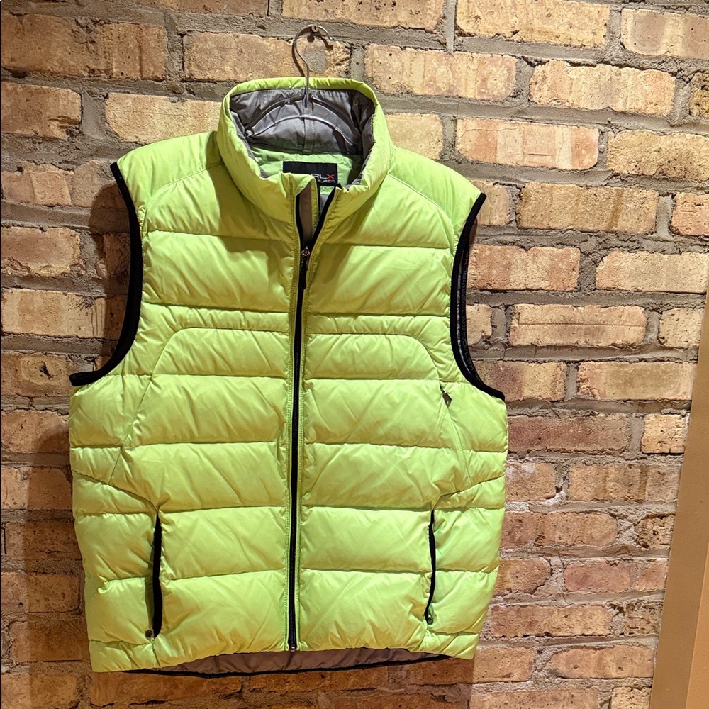 Rare polo RLX down vest men’s extra large skiing snowboarding, ski hiking